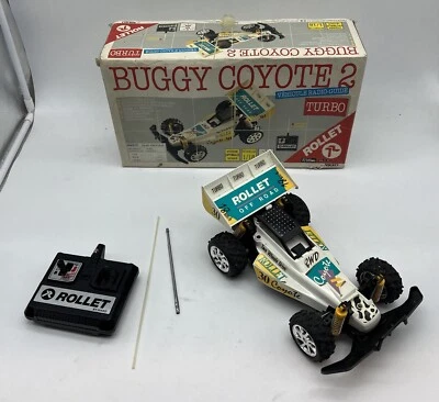 Nikko Buggy Coyote 2 Turbo Rollet Off Road Radio Control Maßstab 1/18 Vintage - Bild 1 von 4