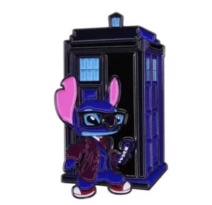 LILO & STITCH - STITCH COS PLAY AS DR WHO ENAMEL PIN - FREE AU POST - AU STOCK - Picture 1 of 1