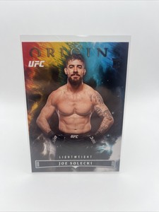 2023 Panini Chronicles Origins UFC Joe Solecki Rookie RC #139