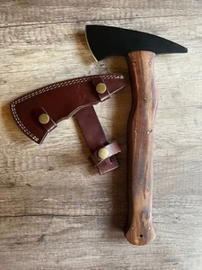 Handmade Carbon Steel Tomahawk Axe For Hunting Camping Outdoor & Hiking - Picture 1 of 11