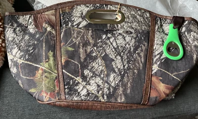 Mossy Oak Camuflaje Bolso Refrigerador con Borde Marrón Abridor de Botellas Nuevo con Etiquetas Foto 1 de 4