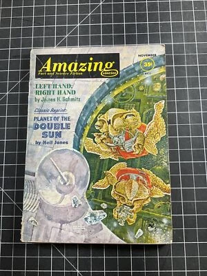 Amazing Stories November 1962 Planet of the Double Sun Neil Jones, also Ben Bova - Image 1 of 2
