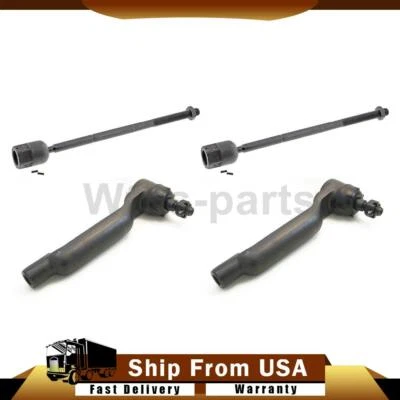 4x Tie Rod Ends Front Inner Outer For Ford Thunderbird 1994-1997 - Image 1 of 4