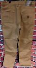 Eddie Bauer Men's 36x32 Rusty Relaxed Fit Straight Leg Workwear Canvas Jeans 
