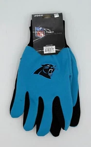 CAROLINA PANTHERS NFL 2-TONE SPORT UTILITY JERSEY WORK GARDEN GLOVES FREE SHIP - Picture 1 of 1