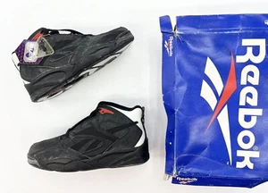 Vintage 1993 Reebok Vindicator Mid Above The Rim Black White Red Sz 11 Men Shoes - Picture 1 of 9