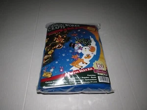 Design Works Crafts 42” Felt Tree Skirt Kit Frosty Fun 5288 Christmas Holiday - Picture 1 of 2