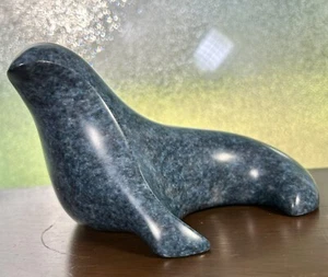 Signed Blaine Black MCM Patinated Bronze Sea Lion #35/50 •6.25” •1.54Kg •C-1990 - Picture 1 of 16