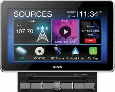VW Toureg 2011-2014 Jensen CAR8000 10.1" Radio Apple CarPlay Android Auto - Image 1 of 4