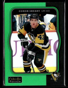 2017-18 O-Pee-Chee Platinum Retro Rainbow Green #R49 Conor Sheary /49