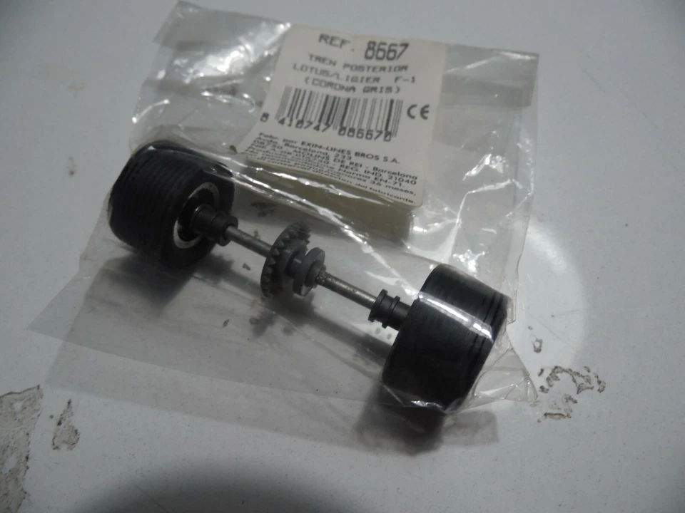 VINTAGE SCALEXTRIC 8667 Rear drivetrain ( Grey Gear ) LOTUS / LIGIER F-1 - Photo 1/1