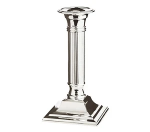 Candelabro Plateado Para Velas De 15cm - Imagen 1 de 7