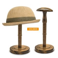 Freestanding Hat Stands, Tabletop Hat Rack, Wood Display Stands Holder for Caps