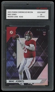 MAC JONES 2021 PANINI CHRONICLES RECON 1ER GRADO 10 TARJETAS DE NOVATO A CONTROL REMOTO PATRIOTAS - Imagen 1 de 1