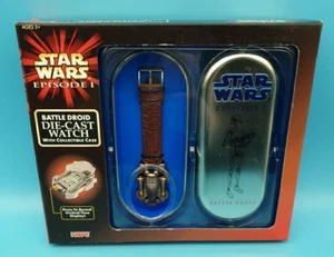 Star Wars Episode 1 Battle Droid Uhr Die-Cast Watch Neu OVP 1999 - Bild 1 von 7