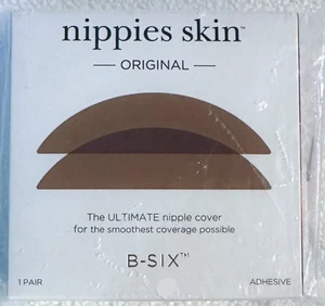 B Six Womens Nippies Skin Non Adhesive Inserts COCO Sz A-C Cups No Show Nipples - Picture 1 of 4