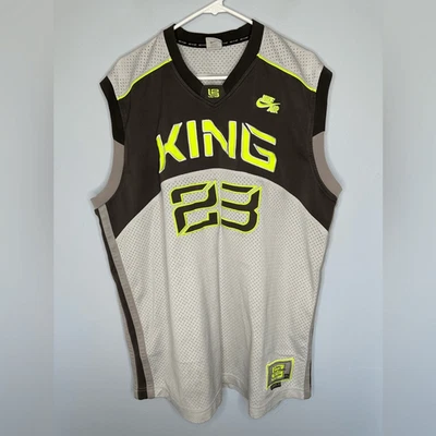 VTGNike Air LeBron James Basketball Team Jersey XL 23 King James NBA Length +4 - Image 1 of 4