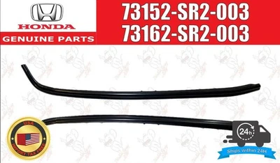 HONDA Genuine CR-X del Sol EG1 EJ4 Molding Windshield Left & right Set OEM  - Image 1 of 4