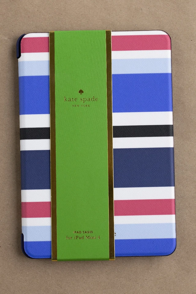 NUEVA Funda Kate Spade New York iPad Mini 4 en "Cruise Stripe" Foto 1 de 4