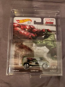 Hot Wheels 50th Marvel Studios Art Series Avengers Hulk Van mit Case Protector - Bild 1 von 5