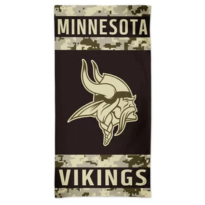 MINNESOTA VIKINGS DIGITAL CAMO 30"X60" SPECTRA BEACH TOWEL NEW WINCRAFT 👀 - Picture 1 of 1