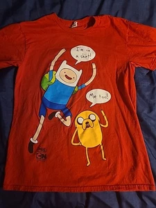 Cartoon Network Adventure Time Grafik kurzärmliges T-Shirt Erwachsene Größe Medium - Bild 1 von 10