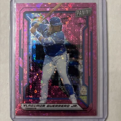 2019 Panini National VIP VLADIMIR GEURRERO JR. PINK FAST BREAK #1/50 RC ROOKIE - Image 1 of 2