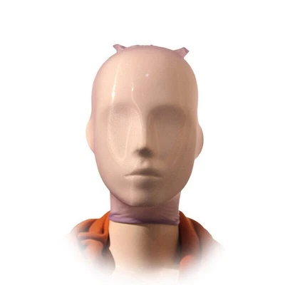 2 piezas unisex medias transparentes cubierta facial malla tocado juego de rol disfraz Foto 1 de 4