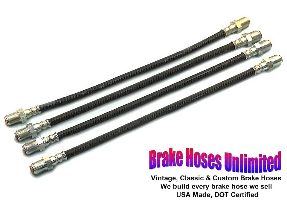 BRAKE HOSE SET Elcar, 6-65, 8-81, 6-70, 8-82, 8-90 - 1926, 1927, External brakes - Imagem 1 de 2