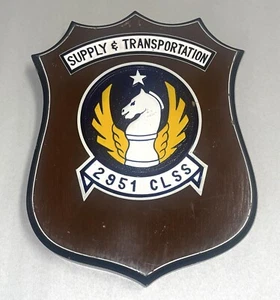 2951st Combat Logistics Support Squadron Holzplakette 10" x 7,5" (1) - Bild 1 von 3