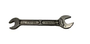 Vtg Bridgeport Hybar USA 3/8" X 7/16" & 9mm X 11 mm Open End Wrench SAE/ Metric - Picture 1 of 3