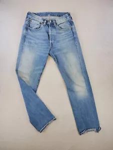 Vintage Levis 501XX Jeans Made in Turkey Blue Straight Button Fly Selvedge 29x34 - Picture 1 of 16