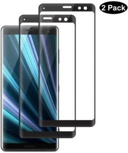 (2 Pack) Curved Tempered Glass Screen Guard For Sony Xperia 1 10 II 5G L3 XZ3 - Picture 1 of 23