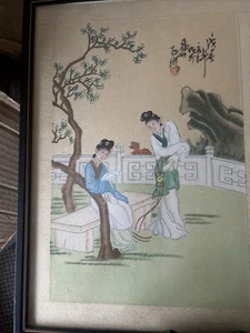chinese painting on silk - Picture 1 of 2