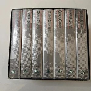 Charlie Chaplin VHS Box Set – 7 PolyGram Video Tapes (1914–1917 Films) - Picture 1 of 14