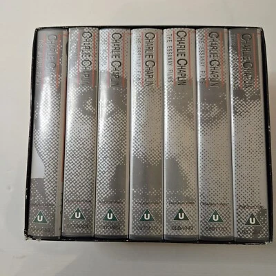 Charlie Chaplin VHS Box Set – 7 PolyGram Video Tapes (1914–1917 Films) - Image 1 of 4