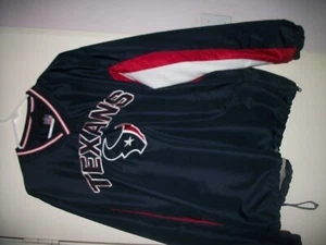 Houston Texans Pullover Windbreaker  On Field Team Apparel  G111 SIZE XL - Picture 1 of 11
