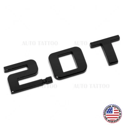 Puerta levadiza para Chevy Equinox 2.0T Turbo letra logotipo insignia emblema deportivo negro brillante Foto 1 de 4