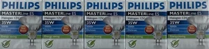 5 x Philips Master Line ES ECO Boost 12V 35W Dichroic 35 = 50 Watt 8º spot AB15 - Picture 1 of 13