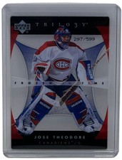 Jose Theodore 2005-06 Upper Deck Trilogy Frozen In Time #297/599 Canadiens #115