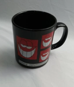 Simply Irresistible Black & Red Ceramic Mug Staffordshire Tableware Vintage - Picture 1 of 11