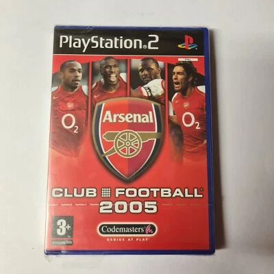 ARSENAL CLUB FOOTBALL 2005 PS2 NEW/SEALED WITH PS2 STRIP TOTAL GAMER PS2 RANGE - Image 1 of 3