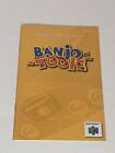 Banjo Tooie (Nintendo 64, 2000) Manual Only 