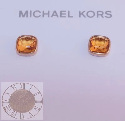 Michael Kors Earrings, Cushion Cut Stud Earrings MKJ4227, New - Image 1 of 4
