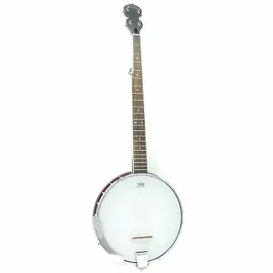 More details for 5 string koda fbj2 open back banjo 22 frets 24 brackets plastic neck &amp; resonator