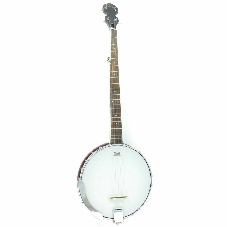 5 String Koda FBJ2 Open Back Banjo 22 Frets 24 Brackets Plastic Neck & Resonator - Image 1 of 4