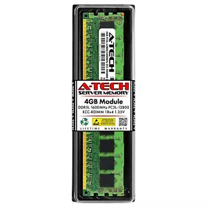 4GB DDR3L-1600 PC3-12800 ECC RDIMM (HP A2Z49AA Equivalent) Server Memory RAM - Picture 1 of 2