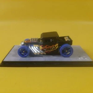 Hot Wheels BONE SHAKER BLACK with BLUE High Speed Wheels LIMITED Rare +case - Picture 1 of 12