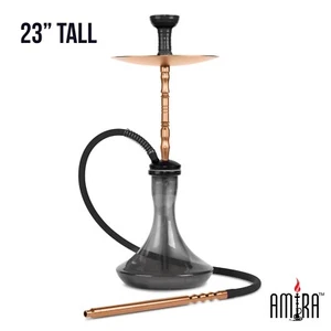 23" Rose Gold Amira Smoke Staxx Hookah Unique Purge Shisha Nargile SHIPS FROM US - Picture 1 of 7