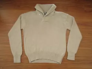Polo Ralph Lauren Sweater Men's XL Gray Pullover Cotton Cable-Knit Button Solid - Bild 1 von 15